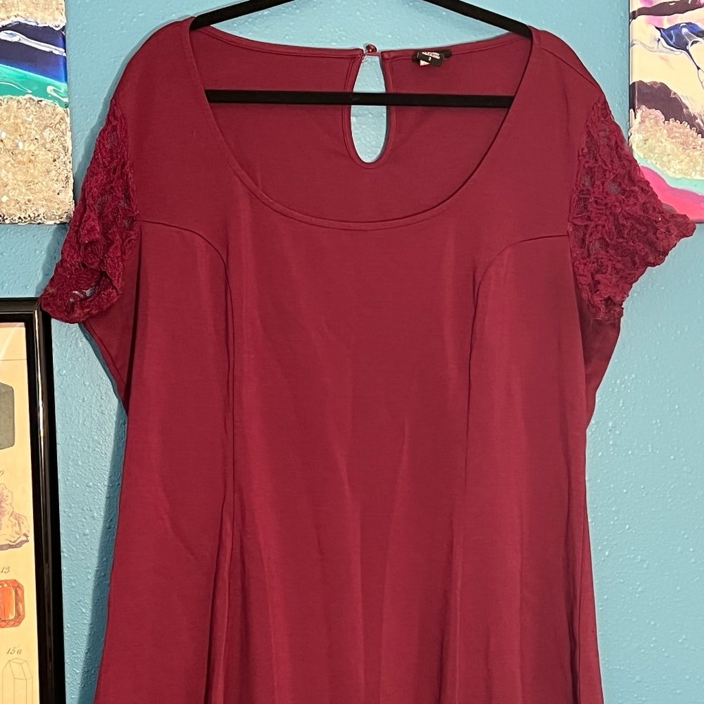 Torrid Lace Peplum Top